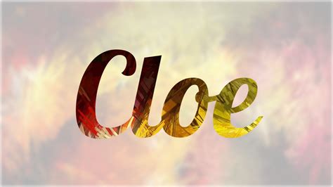 cloe nombre